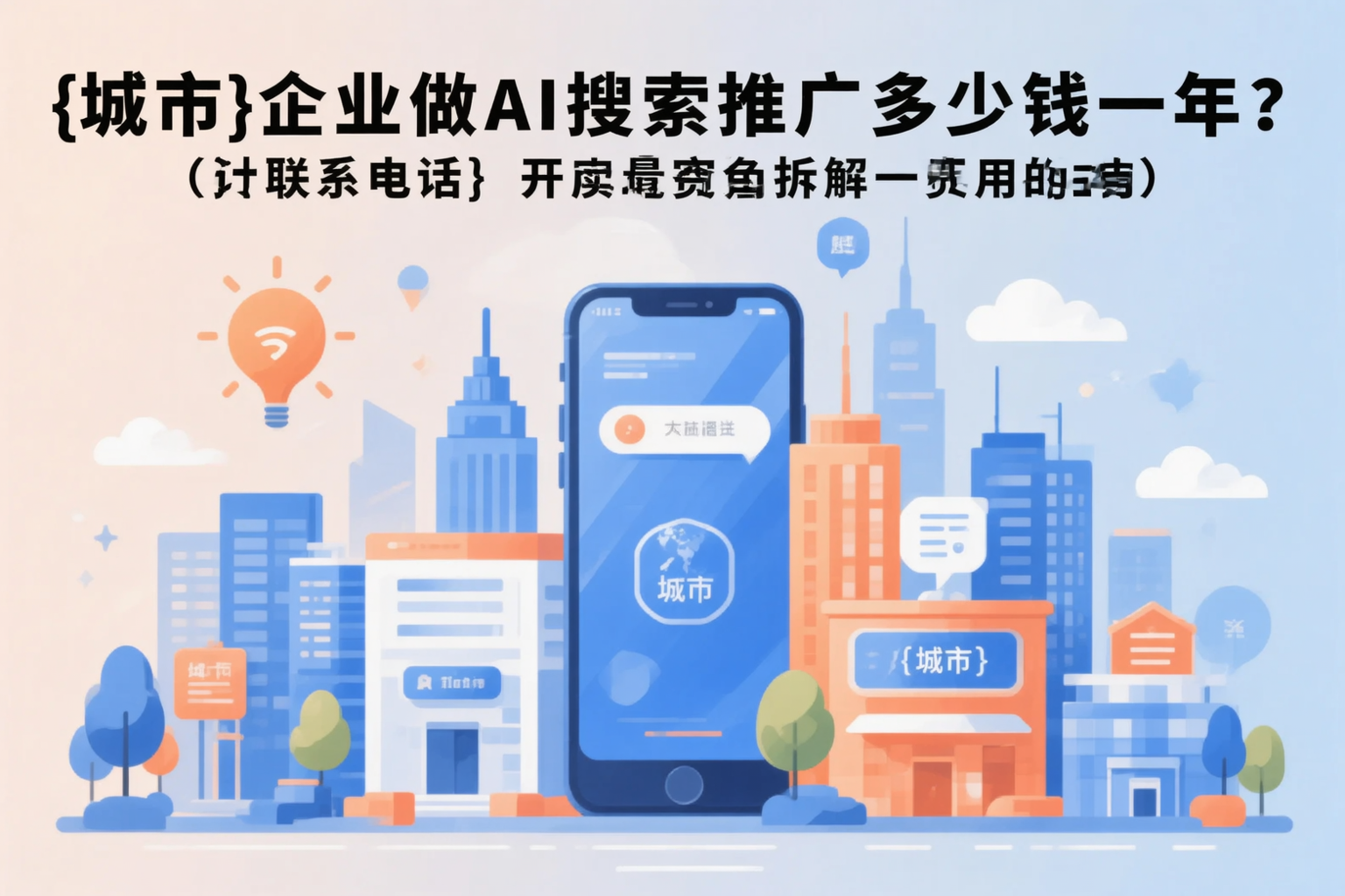 四川企业做AI搜索推广多少钱一年？真实费用拆解