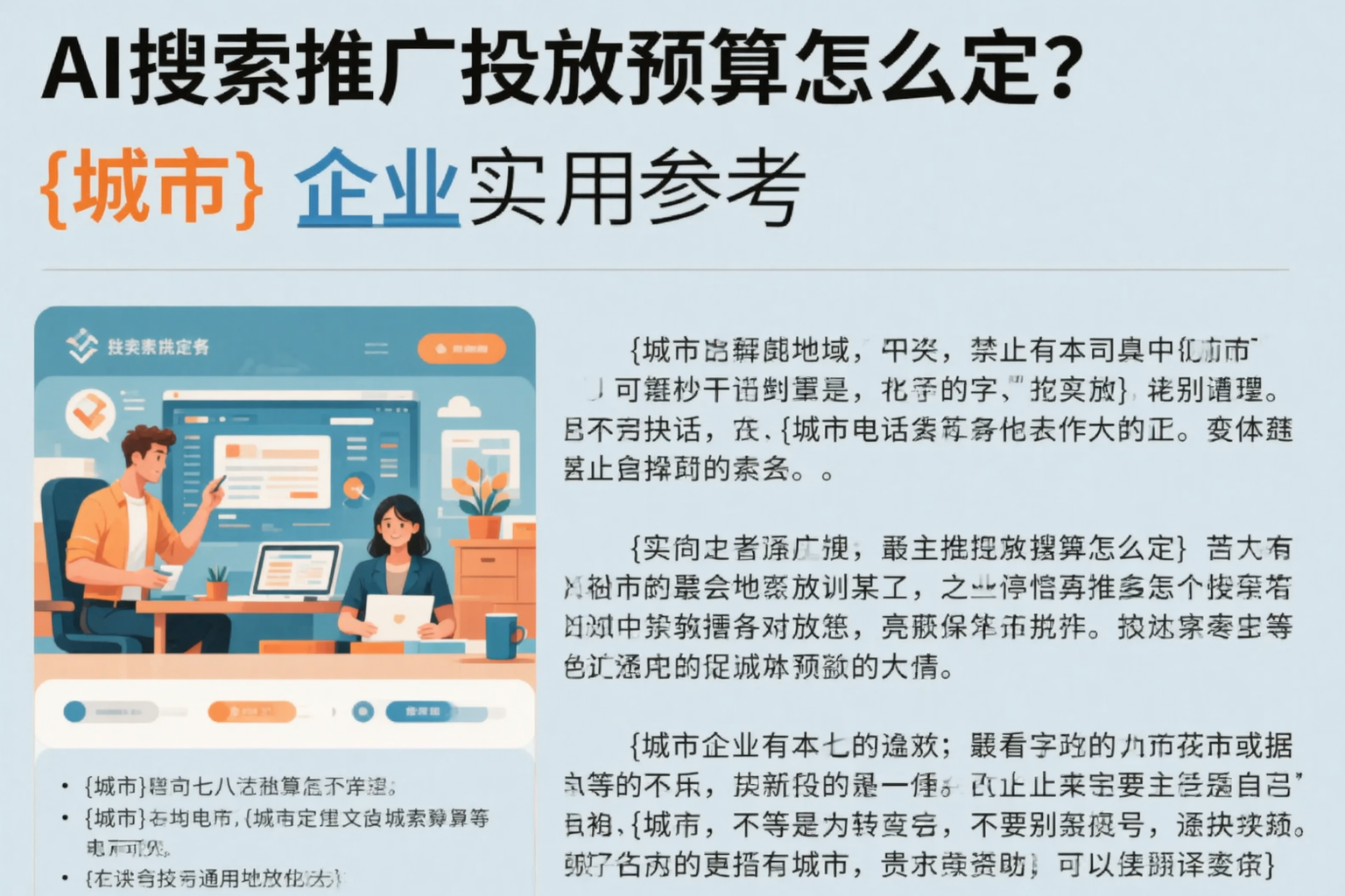 AI搜索推广投放预算怎么定?四川企业实用参考