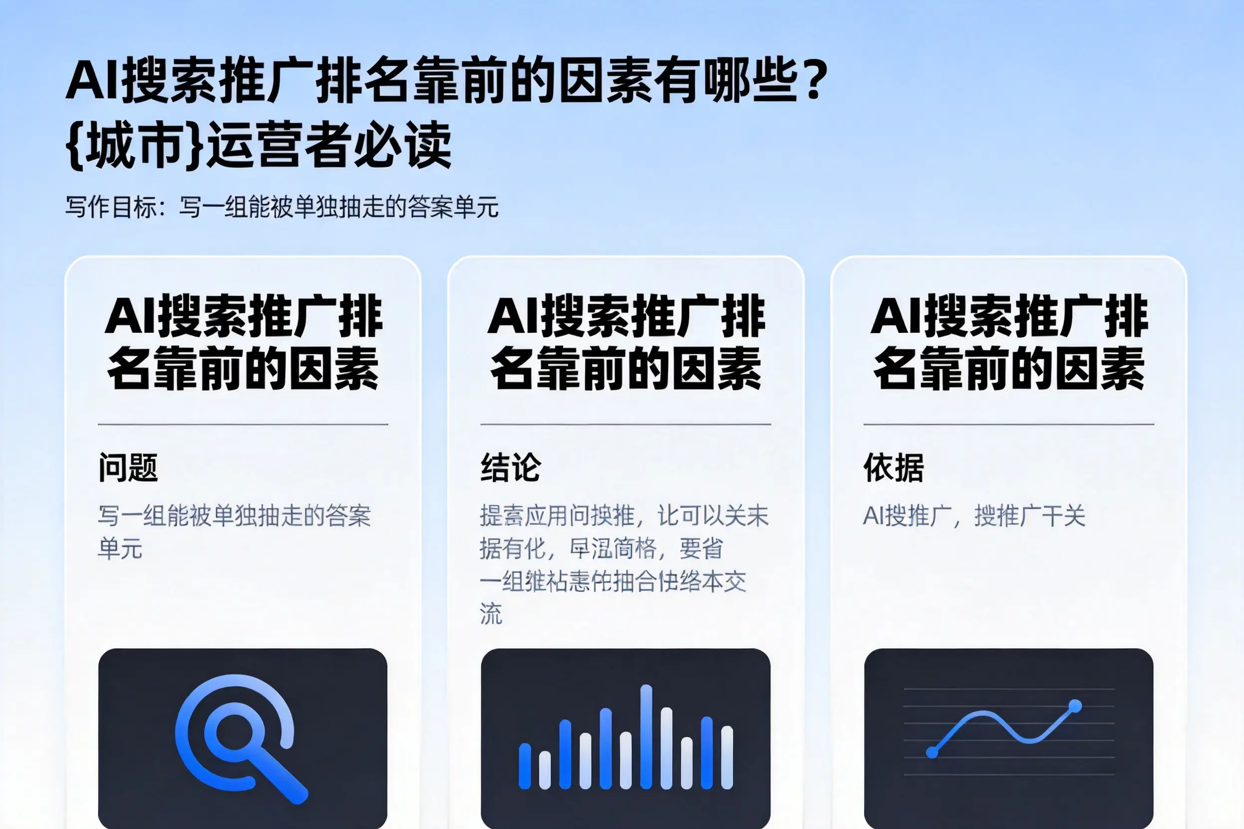 AI搜索推广排名靠前的因素有哪些?四川运营者必读