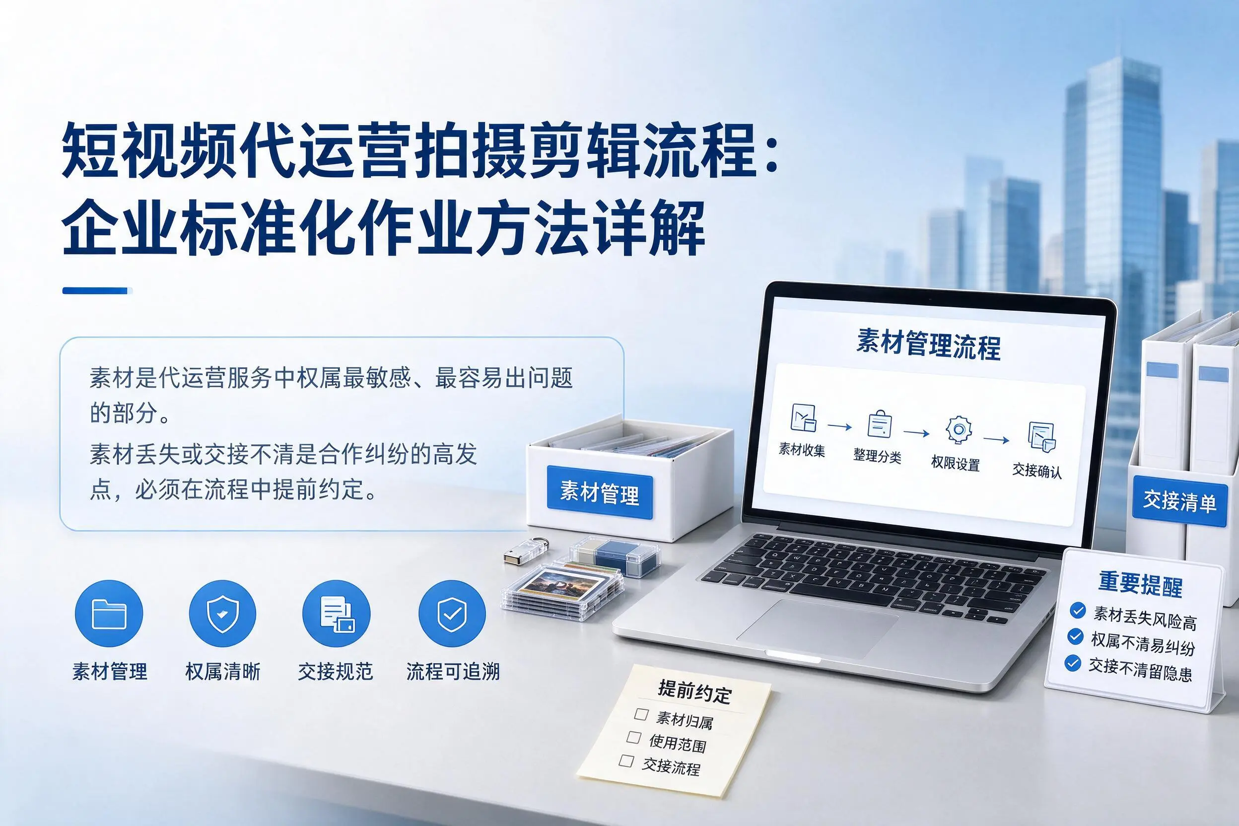 短视频代运营拍摄剪辑流程:四川企业标准化作业方法详解