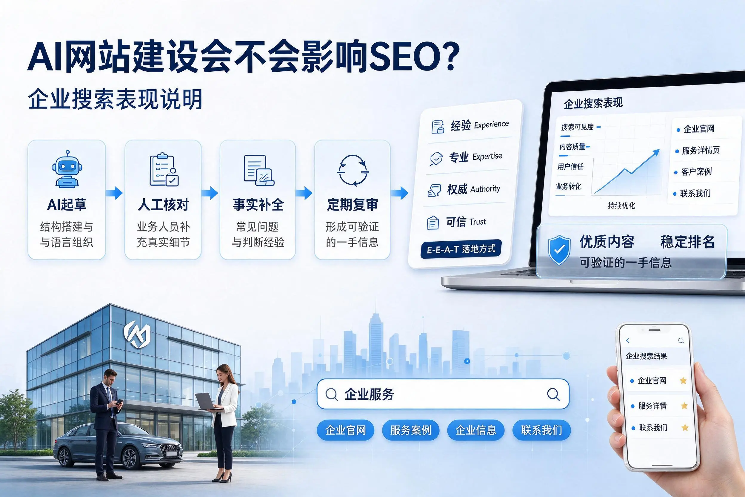 AI网站建设会不会影响SEO？四川企业搜索表现说明