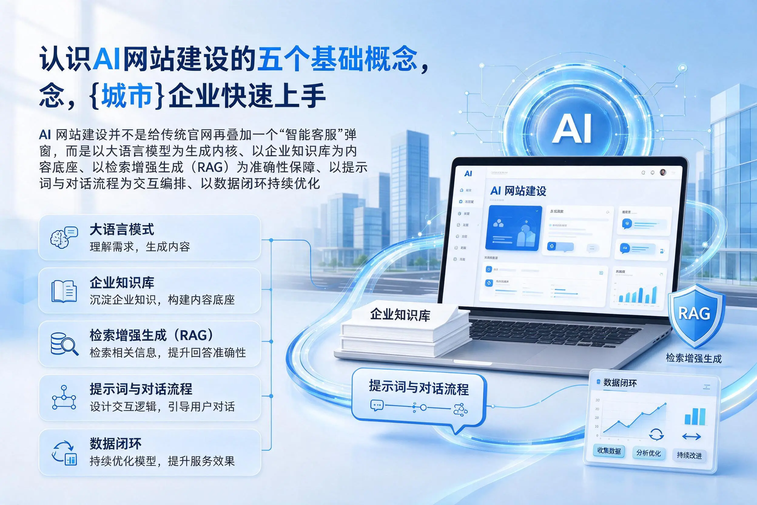 认识AI网站建设的五个基础概念，四川企业快速上手