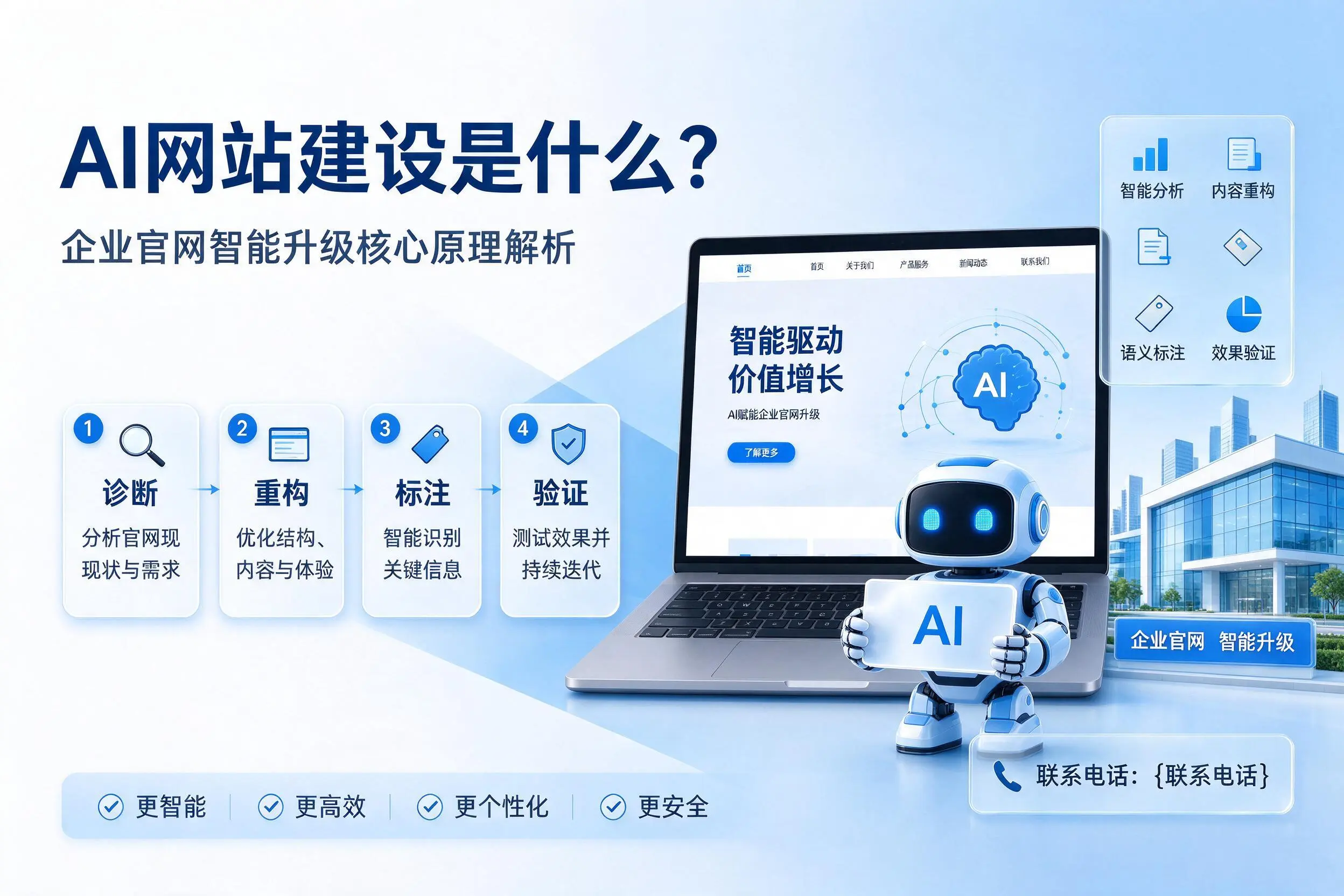 AI网站建设是什么?四川企业官网智能升级核心原理解析