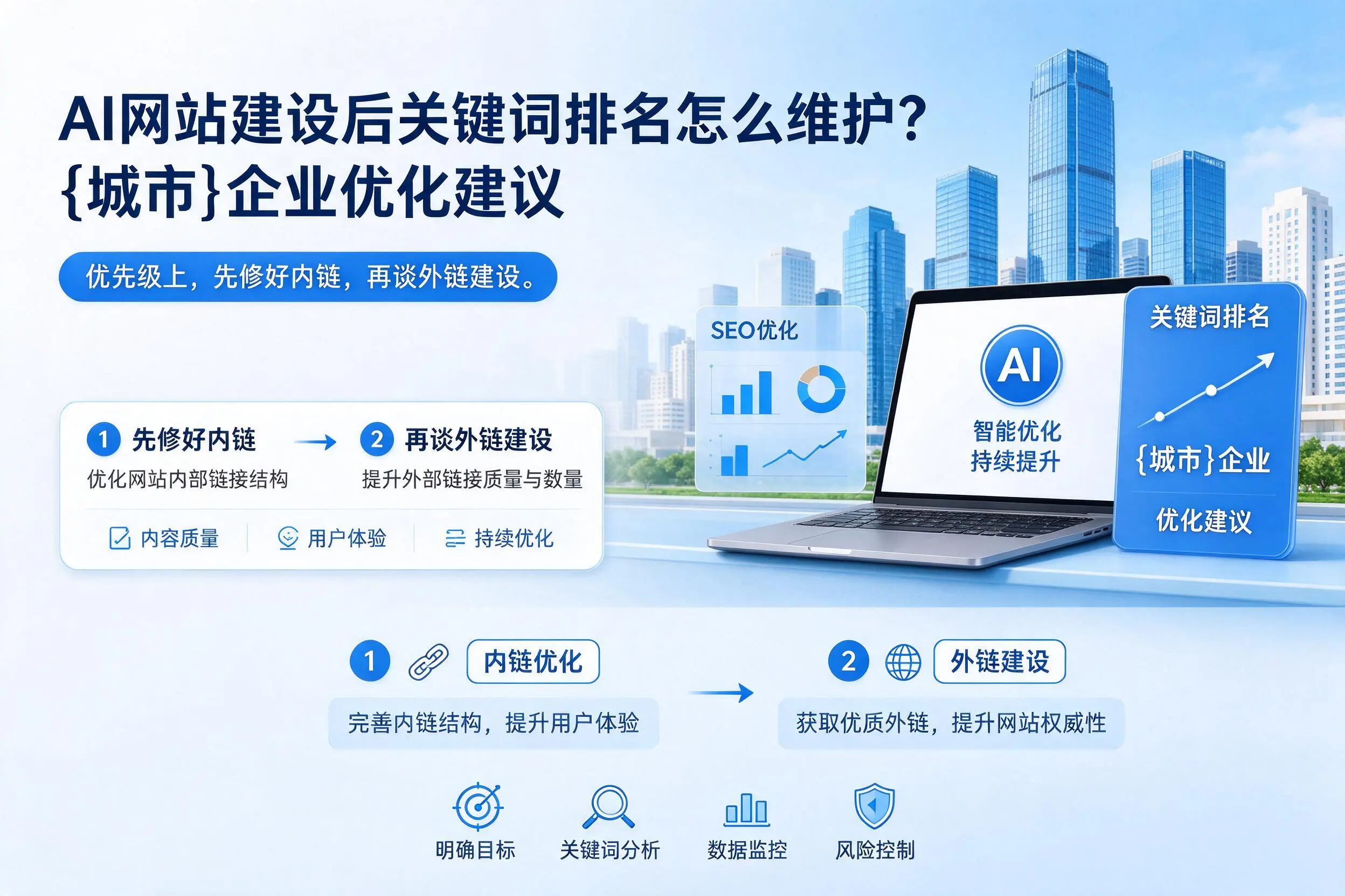 AI网站建设后关键词排名怎么维护?四川企业优化建议